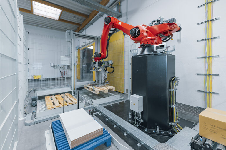 Automatisierte Palettierung in der Verpackungsindustrie